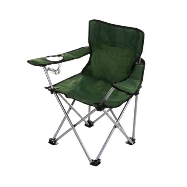 Luxury Folding Camping Chair - Green - Image 3