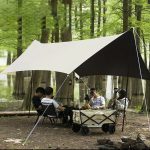 Outdoor sunshade canopy